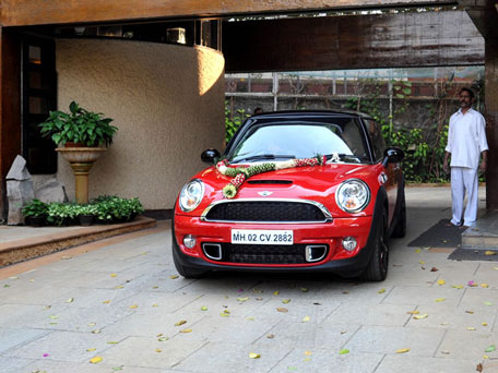 Aaradhya Bachchan's new Mini Cooper S. (AFP)