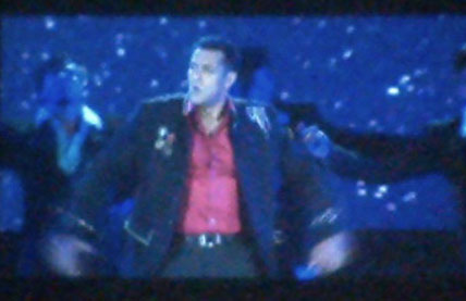 Salman Khan performing on Sunday night in Dubai (Bindu Suresh Rai)