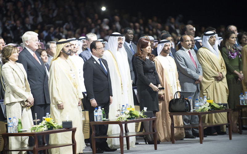 Sheikh Mohammed attends the Opening Ceremony of World Future Energy Summit (Wam)