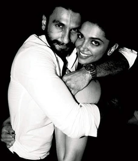 Bollywood actor Ranveer Singh and Deepika Padukone caught on camera partying in Dubai. (Twitter)