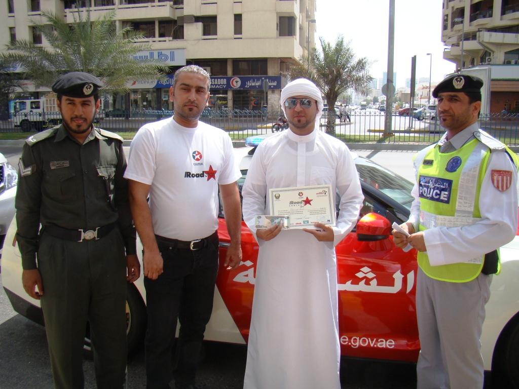 Mohammed Ismail, one of the good drivers who won the cash prize of Dh1,000.