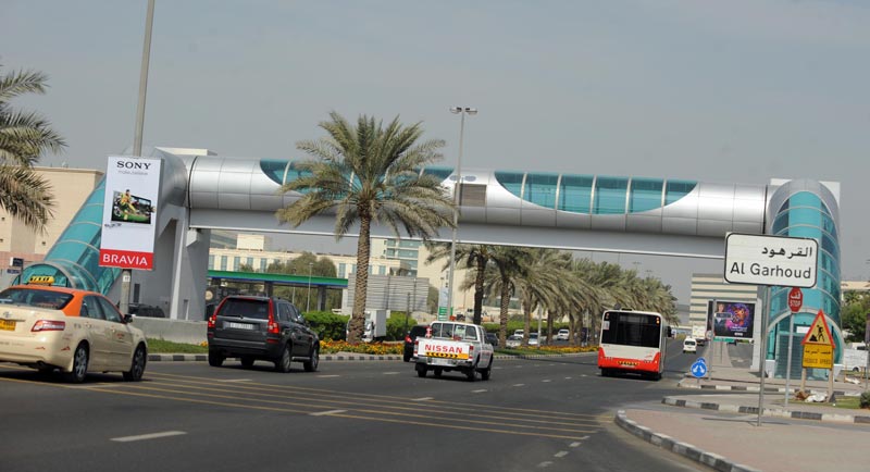 Pedestrian bridges are contributing to the drop in run-over accidents in Dubai.
