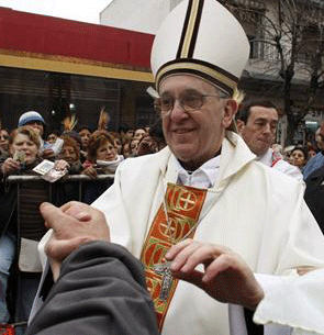 Newly elected Pope Francis, formerly Cardinal Jorge Mario Bergoglio of Argentina, is seen in a file photo. (Reuters)