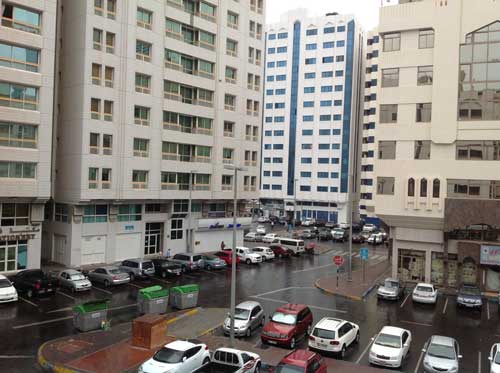 Rainfall in Abu Dhabi (Picture by Viram Ashar)