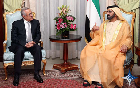 Mohammed receives Lebanese President. (SUPPLIED)