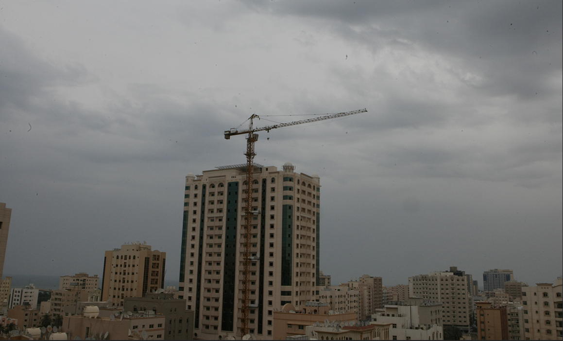 Cloudy Sharjah sky. (Chandra Balan)