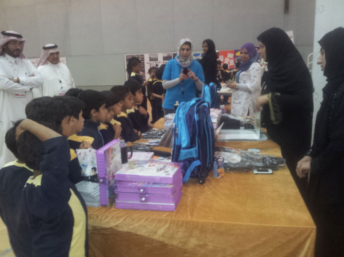 Emirates Transport and RTA officials organised an exhibition to teach students about school bus safety