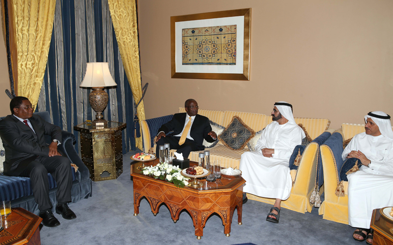 High Highness Sheikh Mohammed bin Rashid Al Maktoum attends Africa Global Business Forum 2013 (Wam)