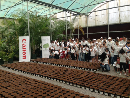 Canon Middle East was instrumental in planting almost 4,000 Ghaf seeds at a nursery in Al Barari on May 10, 2013. 

. (Supplied)
