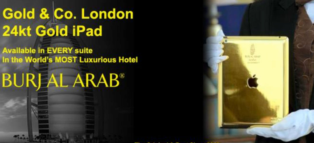 Picture Courtesy: facebook page of Burj Al Arab and Gold & Co London