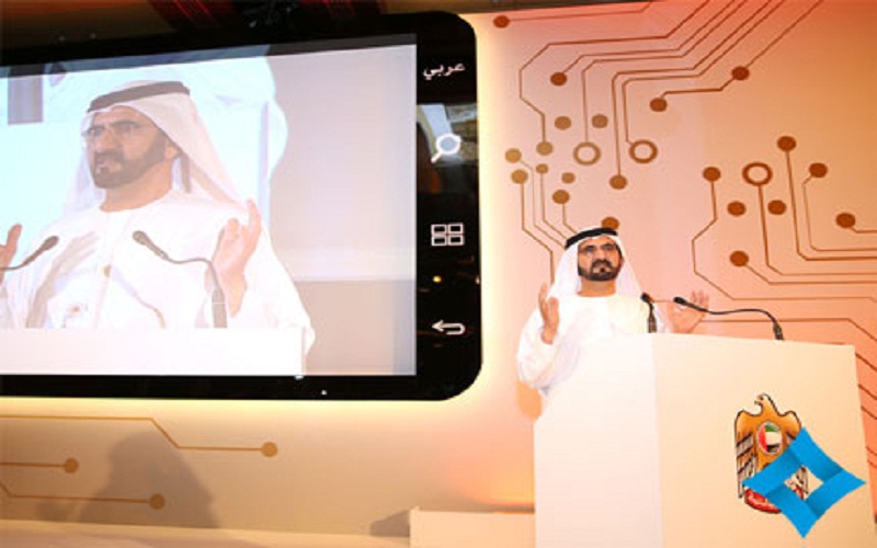 Sheikh Mohammed at the announcement (Supplied)