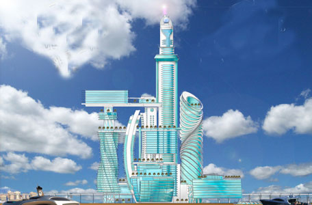 The concept design of the Space Hotel coming up on Barcelona Island. (Supplied)