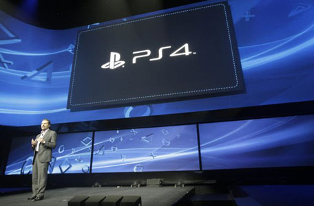 The PS4 launch 'live' from Las Vegas this morning. (Supplied)
