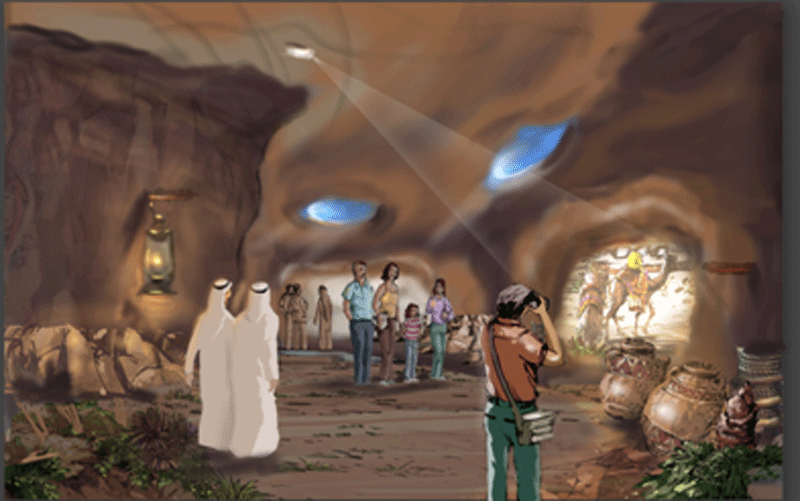The Holy Qur'an Park will have a tunnel which exhibits the miracles described in the Holy Qur'an in the form of images and audio material.