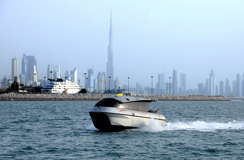 RTA has launched a water taxi service between Khour Dubai and Marsa Dubai to the Jumeirah Open Beach