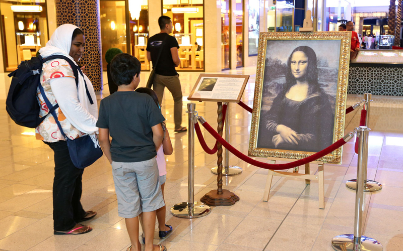 Leonardo da Vinci at The Dubai Mall (Supplied)