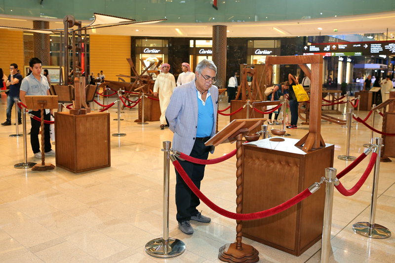 Leonardo da Vinci at The Dubai Mall (Supplied)