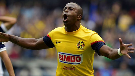 Christian Benitez during a game for old club America in Mexico last season. (AFP)