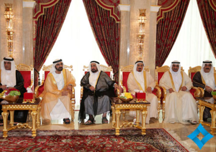 Sheikh Mohammed receiving Rulers of the Emirates (Pic Courtesy: Sheikh Mohammed's website)