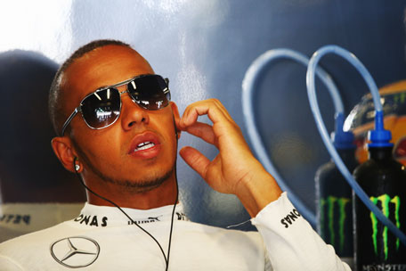 Lewis Hamilton of Great Britain and Mercedes GP prepares to drive during practice for the Italian Formula One Grand Prix at Autodromo di Monza on September 6, 2013 in Monza, Italy. (GETTY)