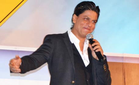 Bollywood actor Shah Rukh Khan during an event in Dubai, September 2013. (Pic: Kamran)