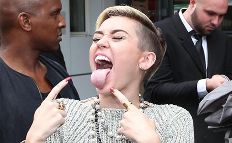 Singer Miley Cyrus. (BANG)