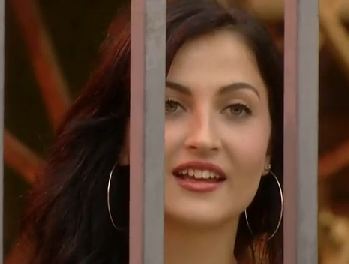 Indian Reality Show Bigg Boss 7 contestant Elli Avram. (Screen Grab)