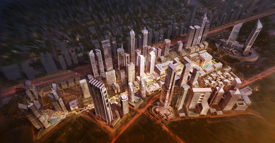 An artist's impression of DIFC's new master plan (SUPPLIED)