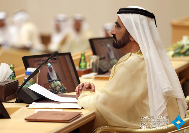 His Highness Sheikh Mohammed bin Rashid Al Maktoum at the opening of the 3rd ordinary session of FNC (Wam)