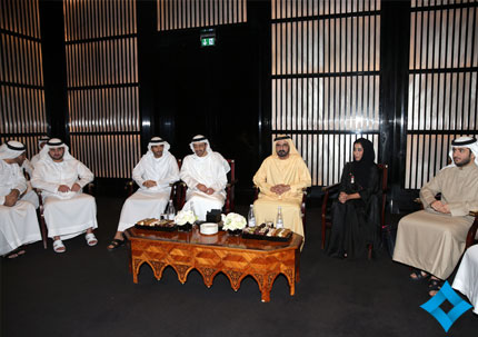 His Highness Sheikh Mohammed bin Rashid meets Arab, International media delegation