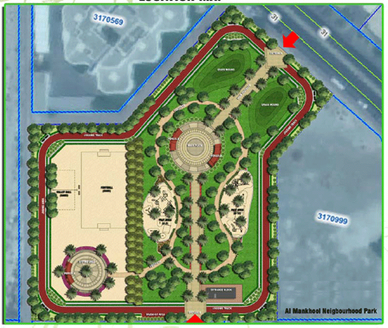 The proposed Mankhool Park.