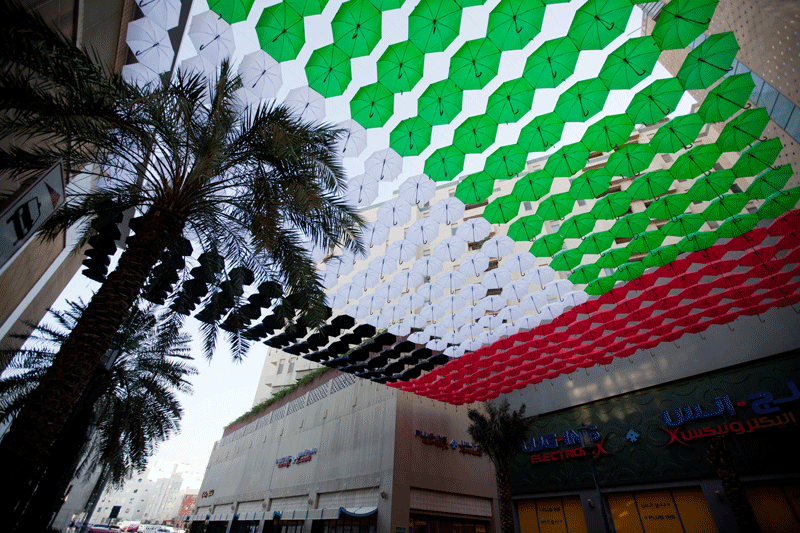 It's raining heritage 1,200 umbrellas oldest mall News Emirates