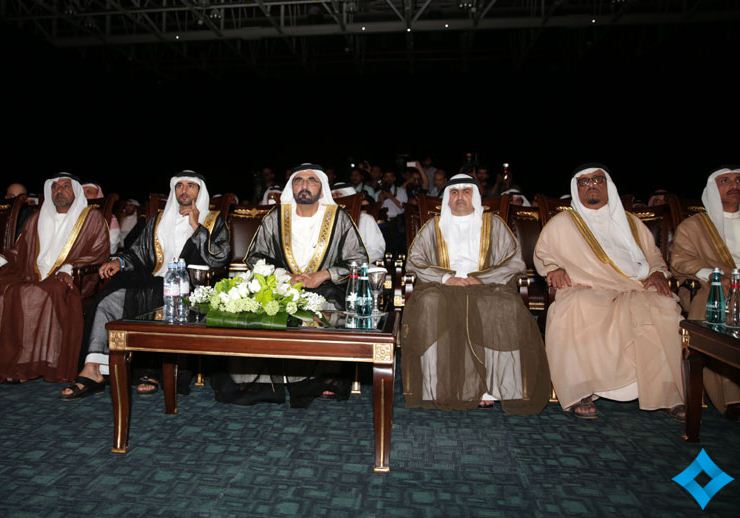 His Highness Sheikh Mohammed bin Rashid Al Maktoum attends the award ceremony (Wam)