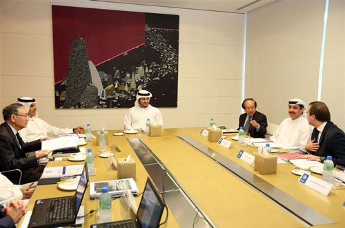 Sheikh Maktoum bin Mohammed bin Rashid Al Maktoum chairs meeting of the Higher Board of Directors of DIFC. (Wam)