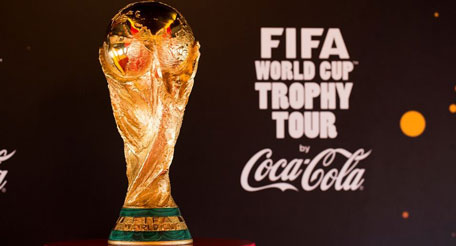 The Fifa World Cup Trophy is on a tour of the UAE. (SUPPLIED)