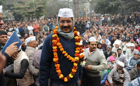 Anti-corruption champion Arvind Kejriwal. (AFP)