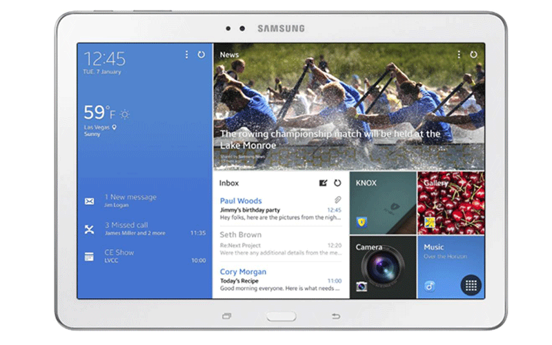 Samsung's new 10.1-inch TabPRO.