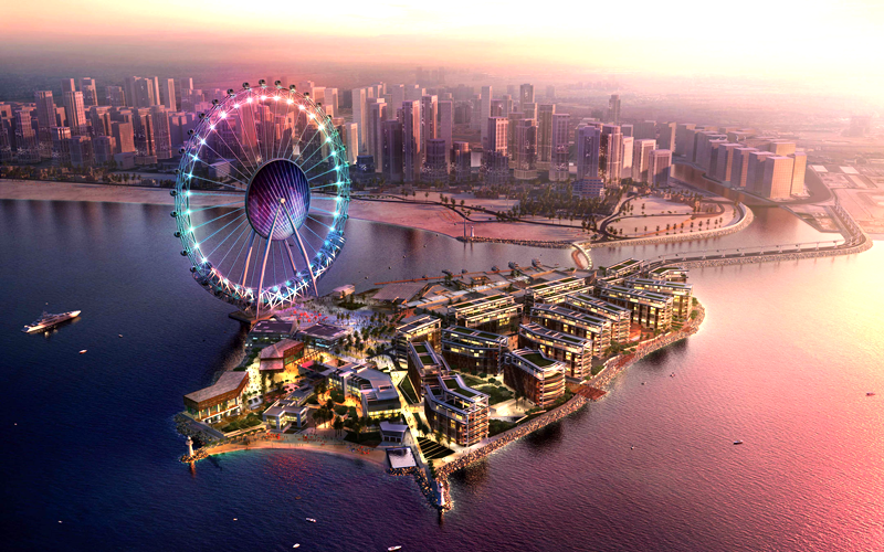 An artist's impression of the Meraas Holding development, off the Jumeirah Beach Residence coastline. (Supplied)