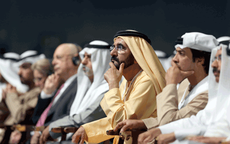 His Highness Sheikh Mohammed bin Rashid Al Maktoum attends the official inaugural session of three-day long 2nd Government Summit (Wam)