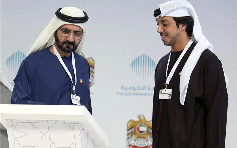 His Highness Sheikh Mohammed bin Rashid Al Maktoum, Vice President and Prime Minister of the UAE and Ruler of Dubai,  on Tuesday inaugurated ''Ehtmam'', a website launched by the Ministry of Presidential Affairs on the sidelines of the Government Summit in Dubai.(Wam)
