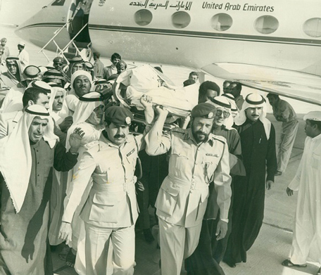 The funeral of late Khalifa Al Mubarak (WAM)