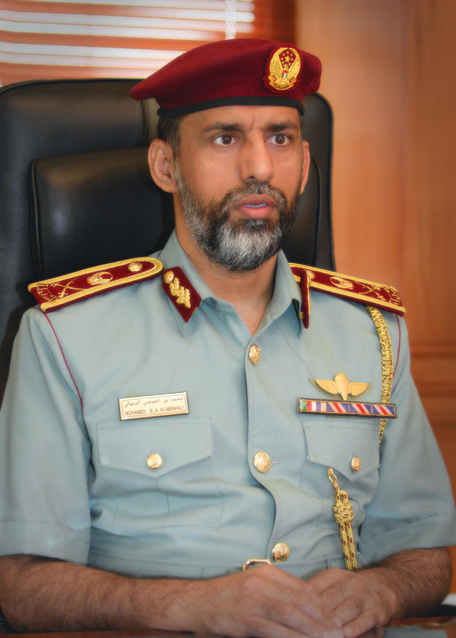 Major General Mohammed bin Al Awadhi Al Menhali, Director General of Police Operations at Abu Dhabi. (SUPPLIED)
