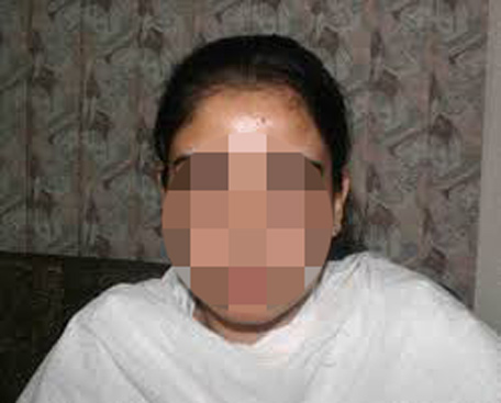 The suspect is arrested