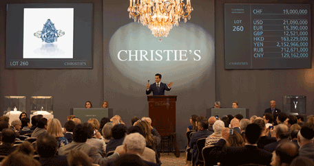 Christie's Auction in Progress (Supplied)
