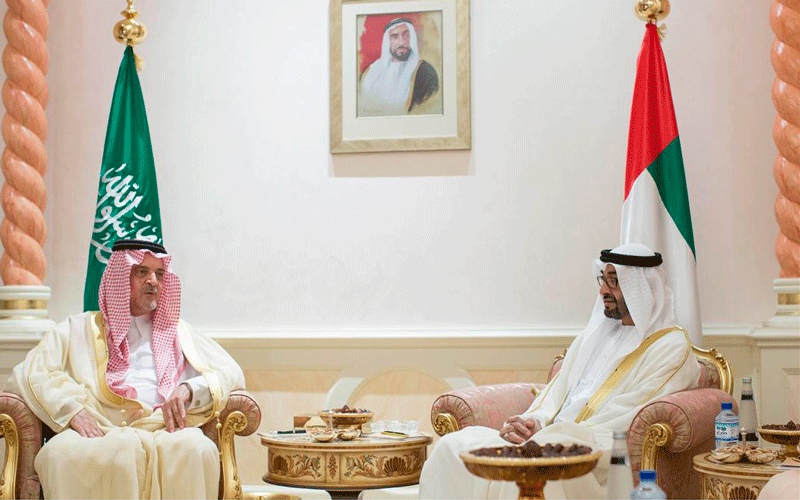 General Sheikh Mohamed bin Zayed Al Nahyan, Crown Prince of Abu Dhabi and Deputy Supreme Commander of the UAE Armed Forces,received Prince Saud Al Faisal, Foreign Minister of Saudi Arabia, in Abu Dhabi on Tuesday. (Wam)