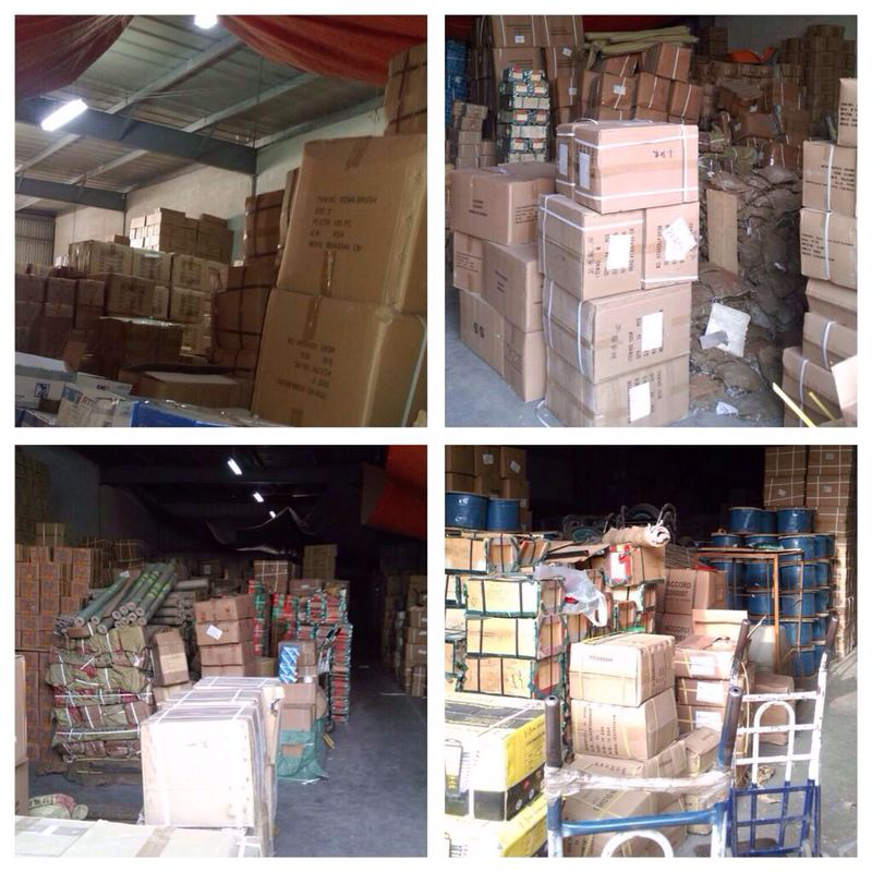 Some of the counterfeit goods seized in Dubai.
