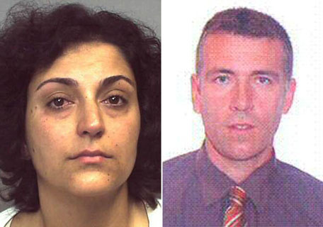 A combination of undated handout pictures released by Britain's Hampshire Police on August 29, 2014 shows Naghemeh King (L) and Brett King (R) the parents of five-year-boy Ashya King. A frantic police hunt was underway on August 29 for a five-year-old boy with a brain tumour taken from a British hospital by his family, as fears for his life intensified with every passing hour.  Ashya King's parents took him on August 27 from a hospital in the British south coast city of Southampton without doctors' consent and boarded a ferry to the French port of Cherbourg. It is not known why Brett King, 51, and Naghemeh King, 45, took their son. (AFP)