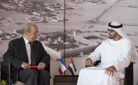 Sheikh Mohamed and Le Drian discussed a number of issues of mutual concern. (Wam)