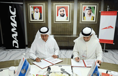 RTA and Damac officials at the signing ceremony (Supplied)