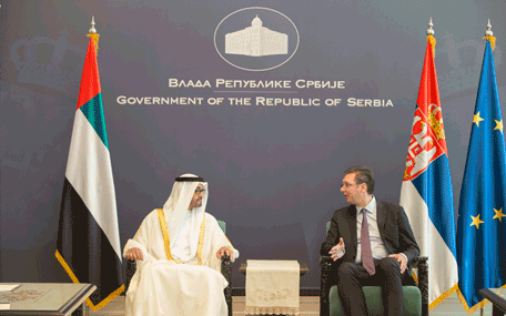 General Sheikh Mohamed bin Zayed Al Nahyan meets Serbian Prime Minister (Wam)